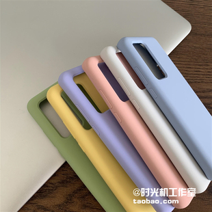 mate60_p50e耐脏荣耀100全包80_Magic5_9pro手机壳套女P40_4高级ins小众11纯色90适用华为nova7加厚液态硅胶8